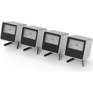 Retro Display Set - Aluminium - RGB-Verlichting - Aanpasbaar e-Ink