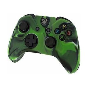 GED Protezione Pad Silicone Camo Verde Assecure ONE (Xbox One S), Controller, Groen
