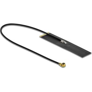 Delock WLAN-antenne dual band, 1xMHF-I/U.FL zelfklevende montage (WiFi), Netwerkantenne