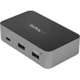 StarTech HB31C2A1CGS (USB C), Docking station + USB-hub, Grijs, Zwart
