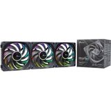 Seasonic - MagFlow 1225PWM ARGB - Ventilator - Zwart - 120 mm - 3 Ventilatorkits