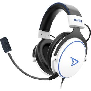 Steelplay Bundel STEELPLAY Bedrade Hoofdtelefoon+LUDIUM Sora Stream 3 maand gratis NL (Bedraad), Gaming headset, Wit