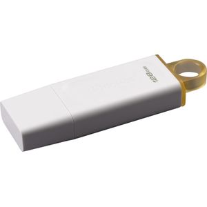 Kingston - DataTraveler Exodia - USB-stick - Wit - Geel - 128 GB