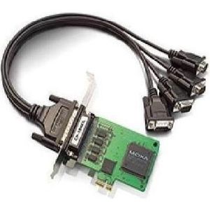 Moxa CP-134EL-A-I W/O KABEL - Seriële PCI Express x1 kaart met 4 RS-422485 aansluitingen, Controlekaart