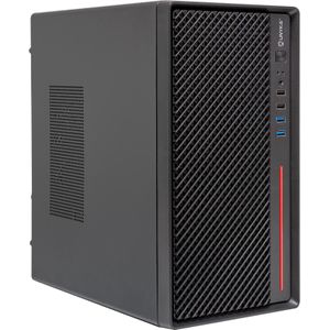 Unykach Numen 300 Pro (mATX, ITX), PC-behuizing, Rood, Zwart