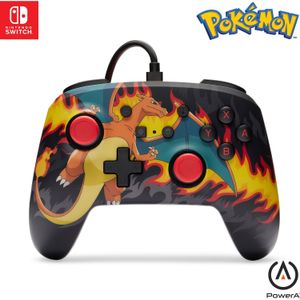 PowerA - Charizard - Gamecontroller - Rood/Zwart - Bedraad - Inclusief USB-kabel