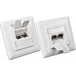 Wirewin, Stopcontacten, RJ-45 inbouw data-aansluiting, 2 poorten