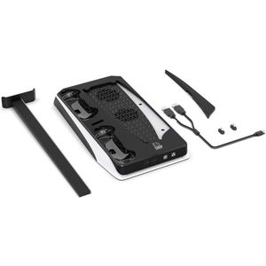 IMP DLX+ LED Multi Function Charger Tower PS5 - Wit (PS5), Accessoires voor spelcomputers, Wit