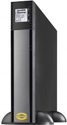 Orvaldi V1100+ sinus 2U LCD Line-Interactive 1100 VA 8 AC-uitgangen (1100 VA, 990 W, Lijninteractief UPS), UPS