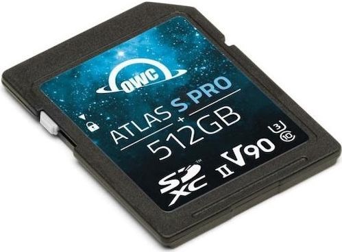 OWC - Atlas S Pro - Geheugenkaart - Zwart - 512 GB - SDXC UHS-II V90