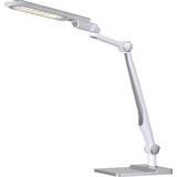 Multiflex - Ledbureaulamp - Zilver - Traploos Dimbaar - 3 Kleurtemperaturen