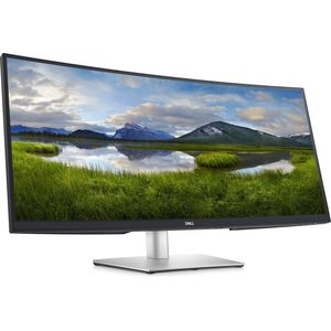 Dell P3421W (3440 x 1440 pixels, 34.10""), Monitor, Zilver, Zwart
