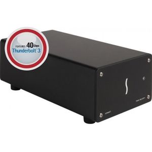 Sonnet Tweeling 10G SFP+ (Thunderbolt 3, SFP+ (2x)), Netwerkadapter, Zwart