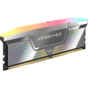 CORSAIR - Vengeance RGB - DDR5 CUDIMM - Zilver - 48GB (2x24GB) 8400MHz CL40-52-52-135 1.4V Intel XMP