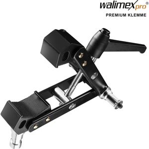 Walimex Premium klem met dubbele spigot (Andere accessoires), Accessoires voor studio-apparatuur, Zwart