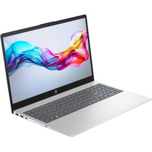 HP 15-fd1058ng (15.60", 512 GB, 16 GB, DE, Intel Core 5 120U), Notebook, Zilver