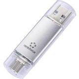 Renkforce RF-USBOS-230 USB-stick Retail 64 GB Zilver RF-6688140 USB 3.0, USB-C