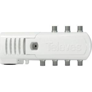 Televes pientalovahvistin LTE700-Ready, 1 in - 6 uit (LTE), SAT Spiegels + SAT Antennes