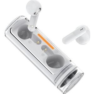 2GO Bluetooth Headset Acoustic Twist Echt Draadloos Stereo (3 h, Draadloze), Koptelefoon, Wit