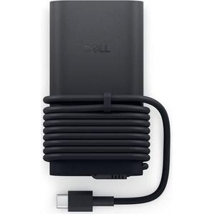 Dell USB-C AC Adapter with Power Cord - Europe (100 W), Voeding voor notebooks, Zwart