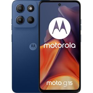 Motorola - Moto G15 - Mobiele Telefoon - Blauw - 4G - 128GB
