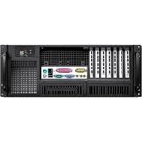 Techly I-CASE MP-P4HX-BLK6 computerbehuizing Rack Zwart