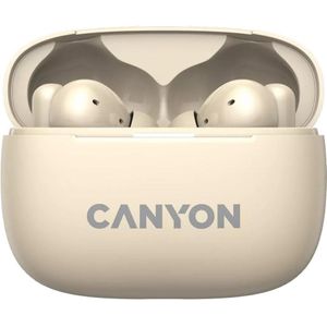 Canyon TWS-10 Headset - Draadloos - ANC+ENC - Beige
