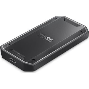 SanDisk Professional Pro G40 1TB Externe SSD Thunderbolt 3 40Gbps USB-C 10Gbps Ultra-robuust IP68 du (1 TB), Externe SSD, Zwart