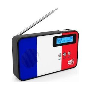 Sky Vision Sky-Vision multiband antenne (DAB/DAB+, VHF / MW / LW), SAT Spiegels + SAT Antennes, Wit, Rood, Zwart, Blauw