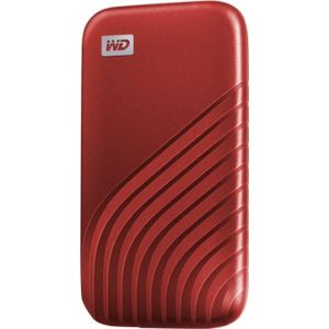 WD Išorinis SSD WD My Passport 500GB, Rood, Externe SSD