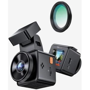 Vantrue E1 Pro - Dashcam - Zwart - 4K - Ingebouwde Microfoon - Ingebouwd Display
