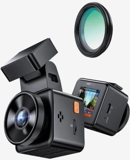 Vantrue E1 Pro - Dashcam - Zwart - 4K - Ingebouwde Microfoon - Ingebouwd Display