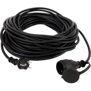 REV - Verlengkabel - Zwart - H05RR-F 3G1,5 mm² - 10 m