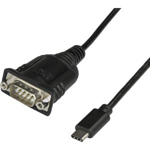 StarTech USB C NAAR RS232 KABEL (0.40 m, VGA), Interfacekabel