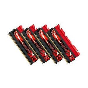 G.Skill TridentX (4 x 8GB, 2400 MHz, DDR3 RAM, DIMM 288 pin), RAM, Rood