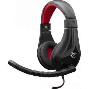 White Shark Serval GH-2040 (Bedraad), Gaming headset, Zwart, Rood