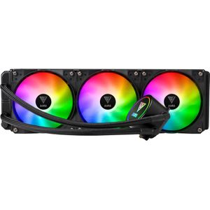Gamdias Kit Waterkoeling Aura GL RGB - 360mm (Noir), CPU waterkoelers, Zwart