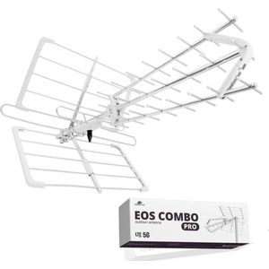 Spacetronik - DVB-T2 EOS PRO Combo Antenne - Wit - UHF+VHF LTE 5G