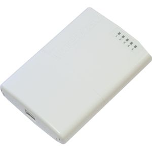 MikroTik PowerBox Outdoor 5x Ethernetpoort router met PoE-uitgang 5V-30V/1-2A, Router