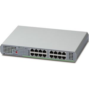 Allied Telesis GS910/16 Unmanaged Gigabit Ethernet (10/100/1000) Grijs