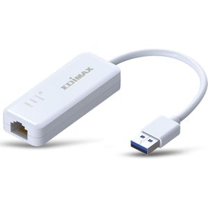 edimax Eu-4306 (USB 3.0, RJ45/LAN (1x)), Netwerkadapter, Wit