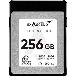 Exascend Element Pro 256GB (Cfexpress B) (256 GB, CFexpress), Geheugenkaart