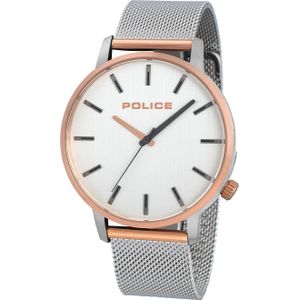 Police, Horloge, PL15923JSTR.04MM Marmol Heren 42mm 3ATM, Zilver, (Analoog horloge, 42 mm)