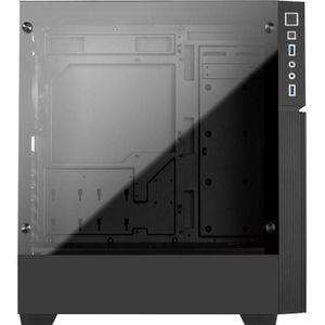AeroCool Playa Midi toren, gehard glas (ATX, Mini-ITX, mATX), PC-behuizing, Zwart