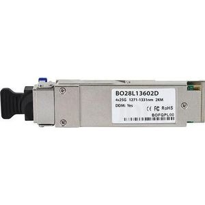BlueOptics Cisco QSFP-100G-SM-SR Compatibel QSFP28 BO28L13602D, Zendontvangers, Grijs