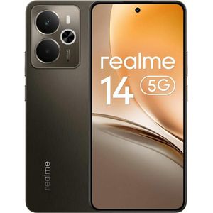 realme 14 5G Dual Sim 8GB RAM 256GB - Storm Titanium (256 GB, Bruin, 6.67", Dubbele SIM, 5G), Smartphone, Bruin