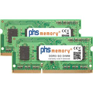 PHS-memory 8GB (2x4GB) Kit RAM-geheugen voor QNAP TS-653B DDR3 SO DIMM 1600MHz (QNAP TS-653B, 2 x 4GB), RAM Modelspecifiek