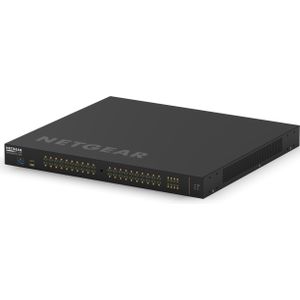 Netgear PoE+ Switch AV Line M4250-40G8F-PoE+ 48 Port (48 ports), Netwerkschakelaar, Zwart