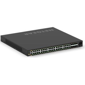 Netgear PoE+ Switch AV Line M4250-40G8F-PoE+ 48 Port (48 ports), Netwerkschakelaar, Zwart