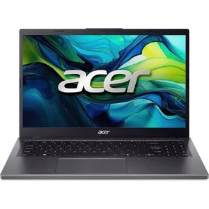 Acer Aspire 15 (15.60", 512 GB, 16 GB, DE, AMD Ryzen 5 8640HS), Notebook, Grijs